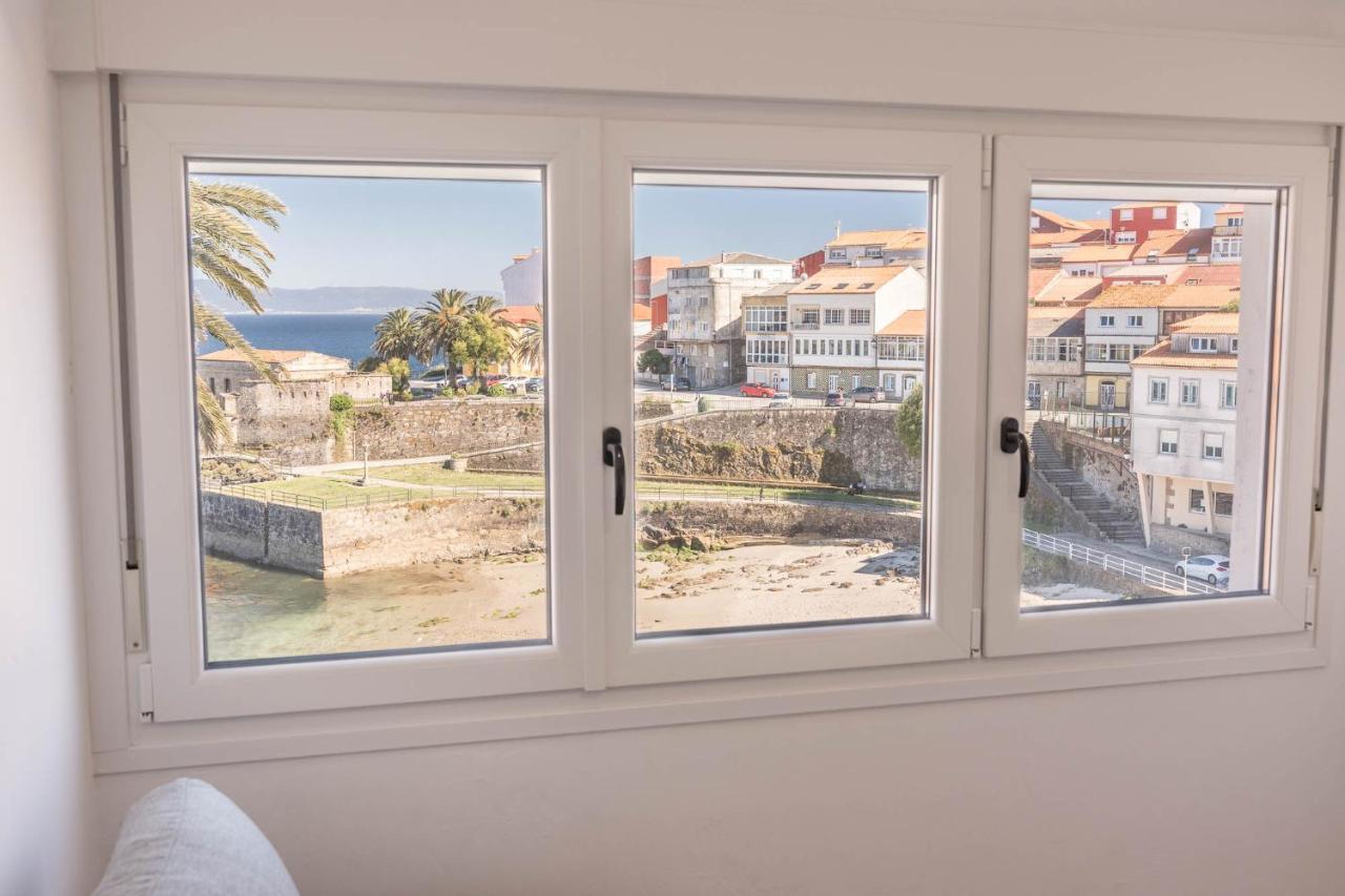 Apartamento Finisterre Con Vistas Al Mar Y Playa Exterior photo