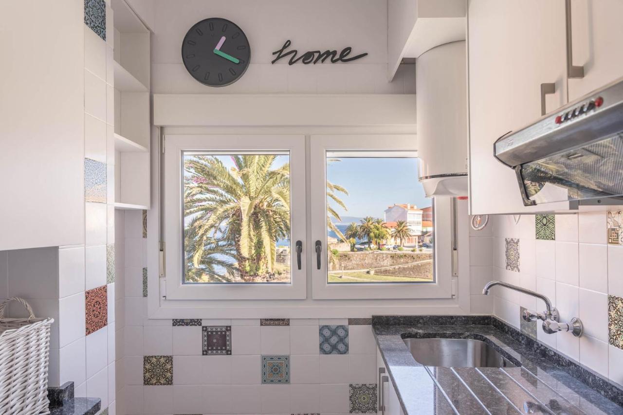 Apartamento Finisterre Con Vistas Al Mar Y Playa Exterior photo